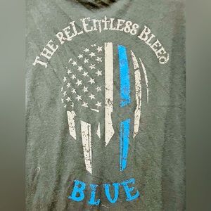 “The Relentless Bleed Blue”, Relentless Defender, Size 3XL